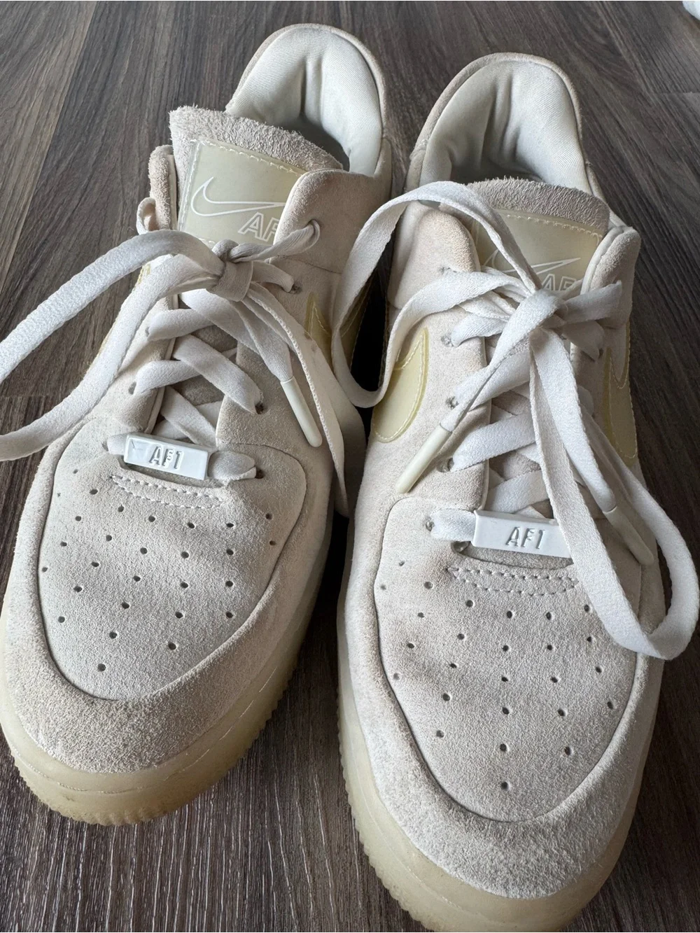 Nike suede upper